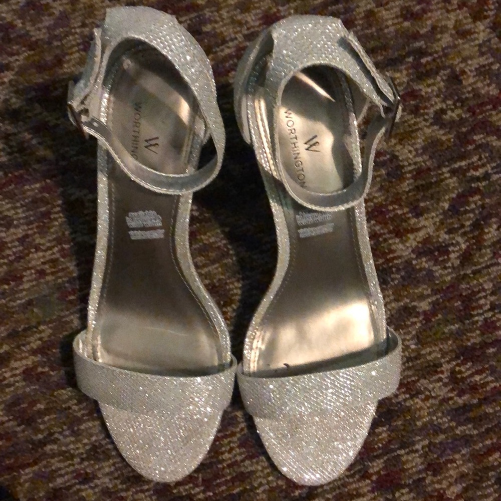 silver heels